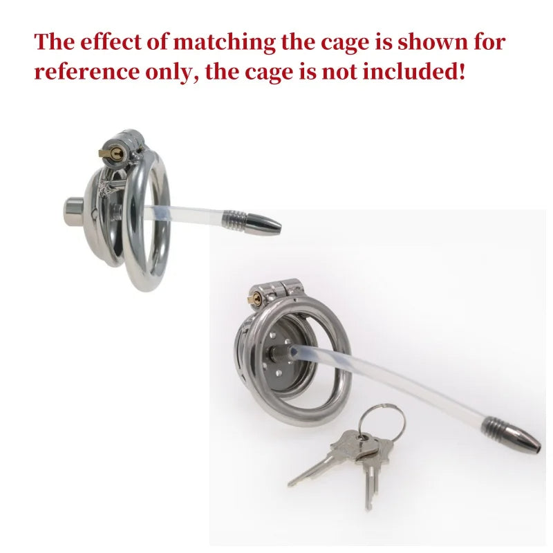 Chastity accessory urethral plug