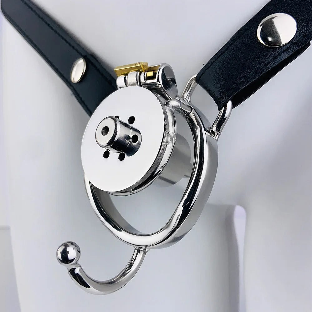 Inverted chastity cage with ball support – qostoys