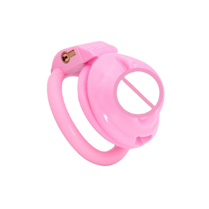 Pink Chastity Cock Cage For Sissy Men